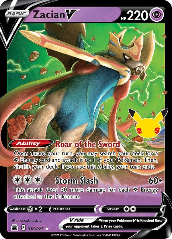 Zacian V [CLB - 016/025] - Cartes Sportives Rive Sud