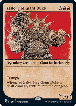 Zalto, Fire Giant Duke (Showcase) [AFR - 323] - Cartes Sportives Rive Sud