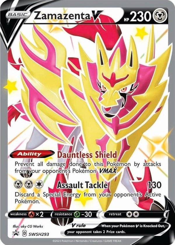 Zamazenta V (Shiny) - SWSH293 [SWSD - SWSH293] - Cartes Sportives Rive Sud
