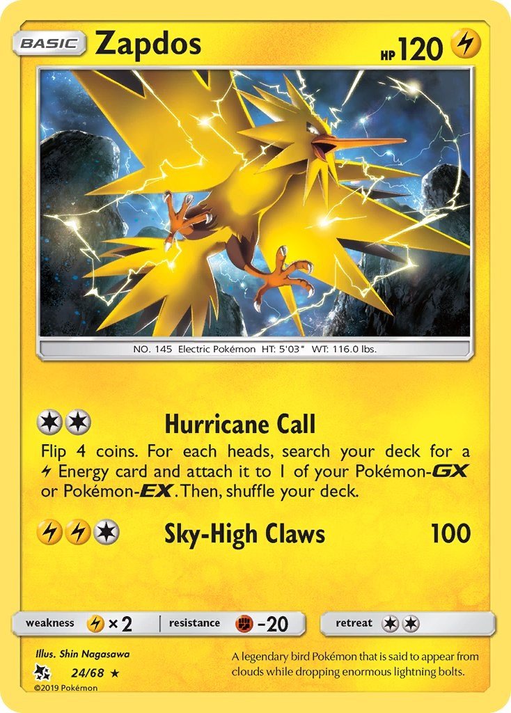Zapdos [HIF - 24/68] - Cartes Sportives Rive Sud
