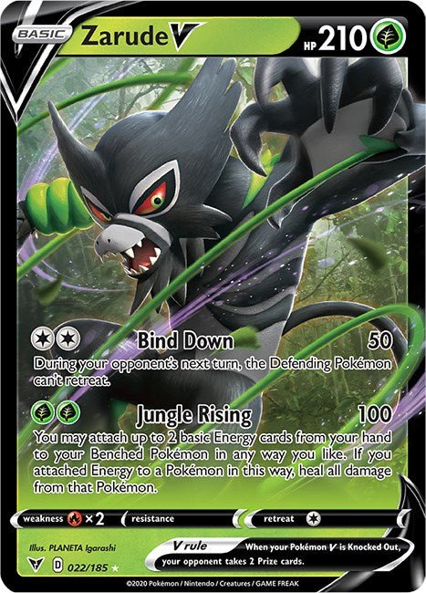 Zarude V [SWSH04 - 022/185] - Cartes Sportives Rive Sud