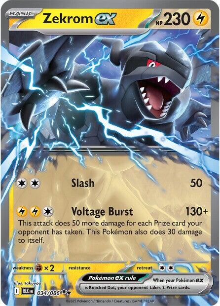 Zekrom ex [BLK - 034/086] - Cartes Sportives Rive Sud