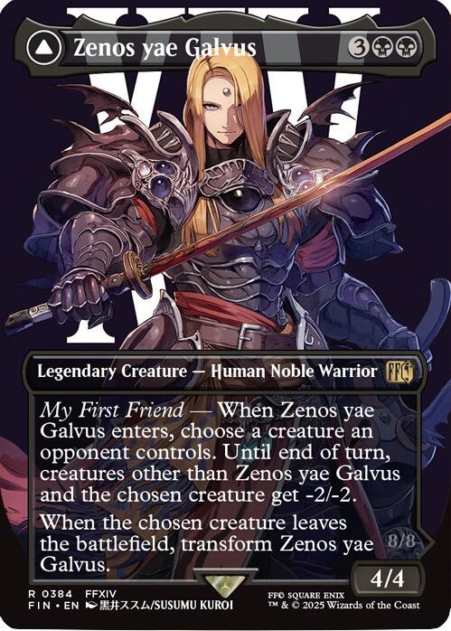 Zenos yae Galvus (Borderless) [FIN - 384] - Cartes Sportives Rive Sud