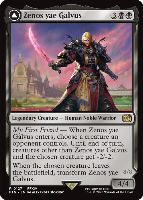 Zenos yae Galvus [FIN - 127] - Cartes Sportives Rive Sud