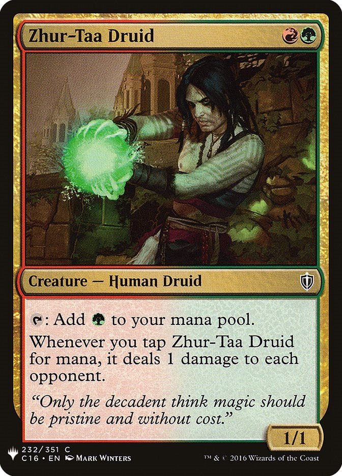 Zhur - Taa Druid [LIST - 232] - Cartes Sportives Rive Sud