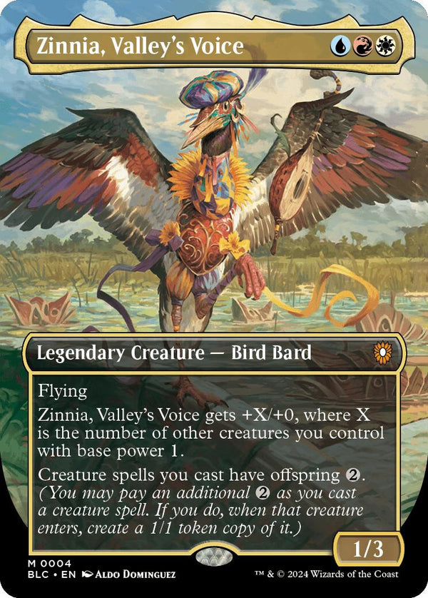 Zinnia, Valley's Voice (Borderless) [BLC - 4] - Cartes Sportives Rive Sud