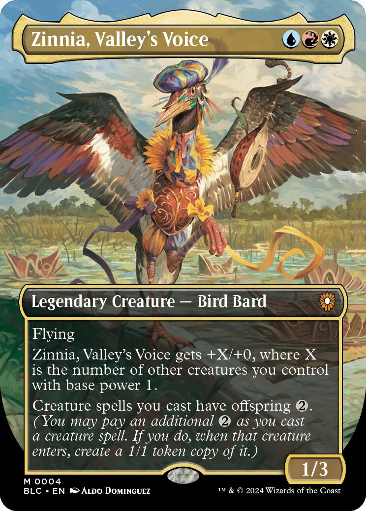 Zinnia, Valley's Voice (Borderless) [BLC - 4] - Cartes Sportives Rive Sud