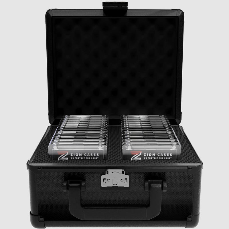 Zion Cases Slab Case 2 Row Black - Cartes Sportives Rive Sud