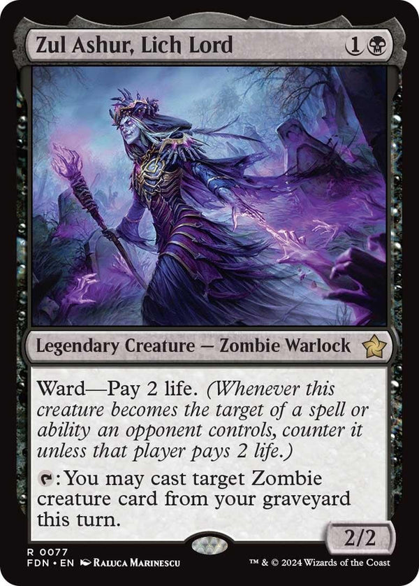 Zul Ashur, Lich Lord [FDN - 77] - Cartes Sportives Rive Sud