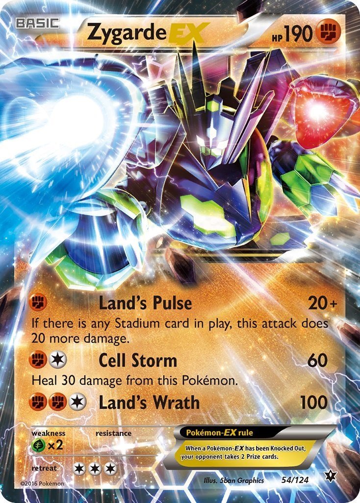 Zygarde EX [FCO - 54/124] - Cartes Sportives Rive Sud