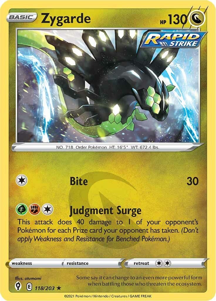 Zygarde [SWSH07 - 118/203] - Cartes Sportives Rive Sud
